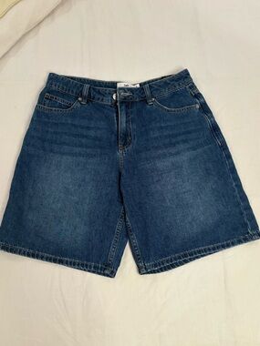 Simons Women’ Denim Jorts in Dark Blue